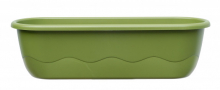 Samozavlažovací truhlík MARETA 60 cm zelená sv. + zelená tm.